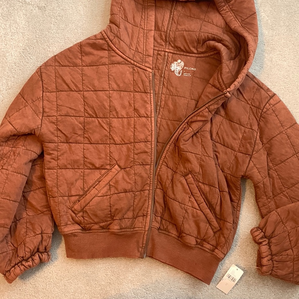Quilted Jacket with Hood